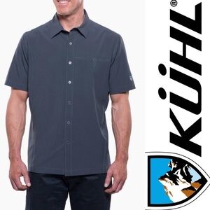 Kuhl Men's Casual Button Down Shirt - Dark Gray
